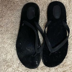 Ugg fur lined flip flops